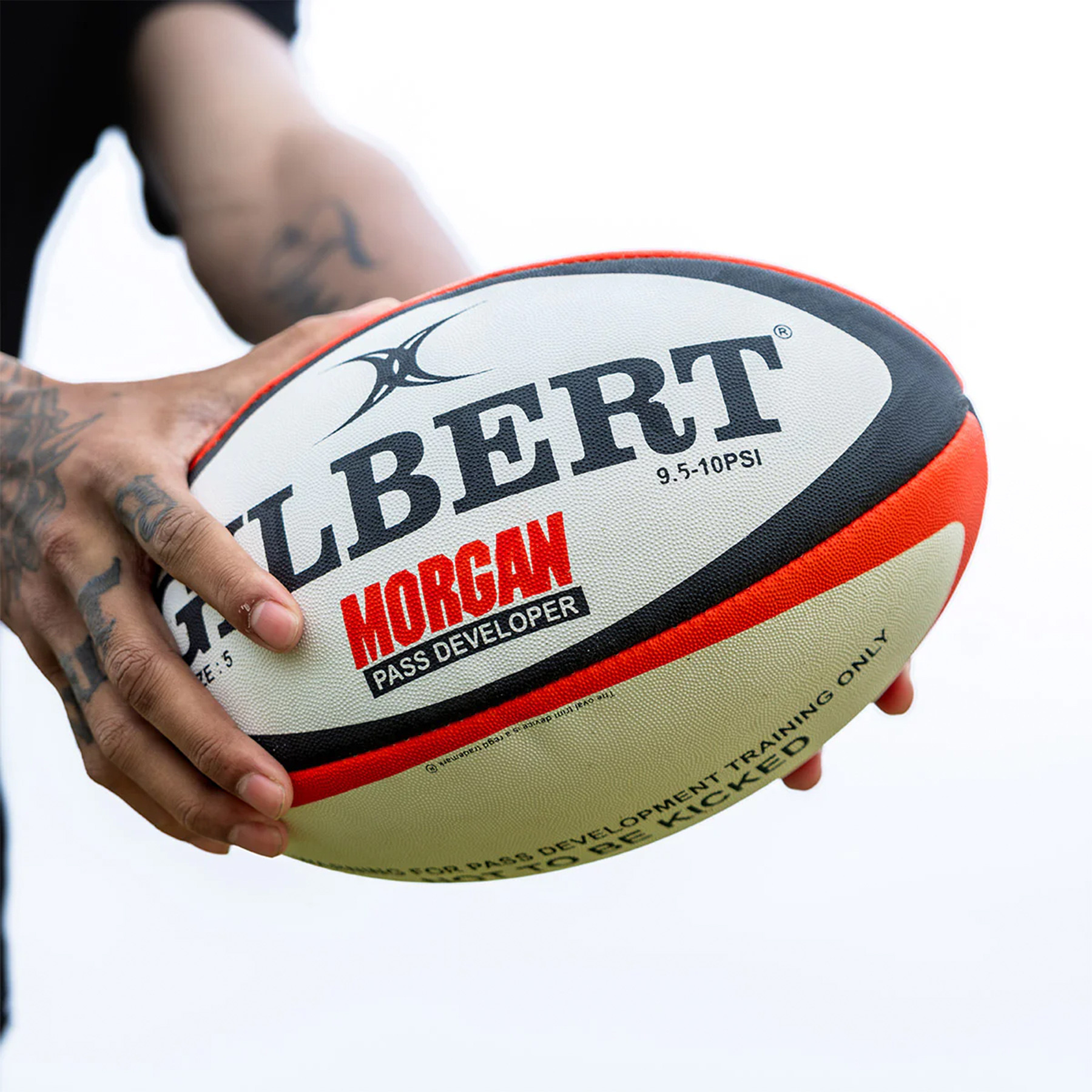 Gilbert Morgan Pass Developer Rugby Ball – 1kg - Image 4