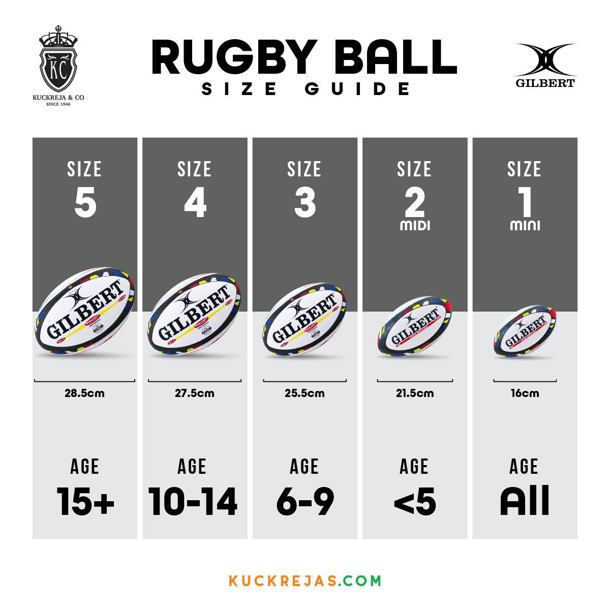 Gilbert I Love Rugby Midi Rugby Ball (Size 2) - Image 4