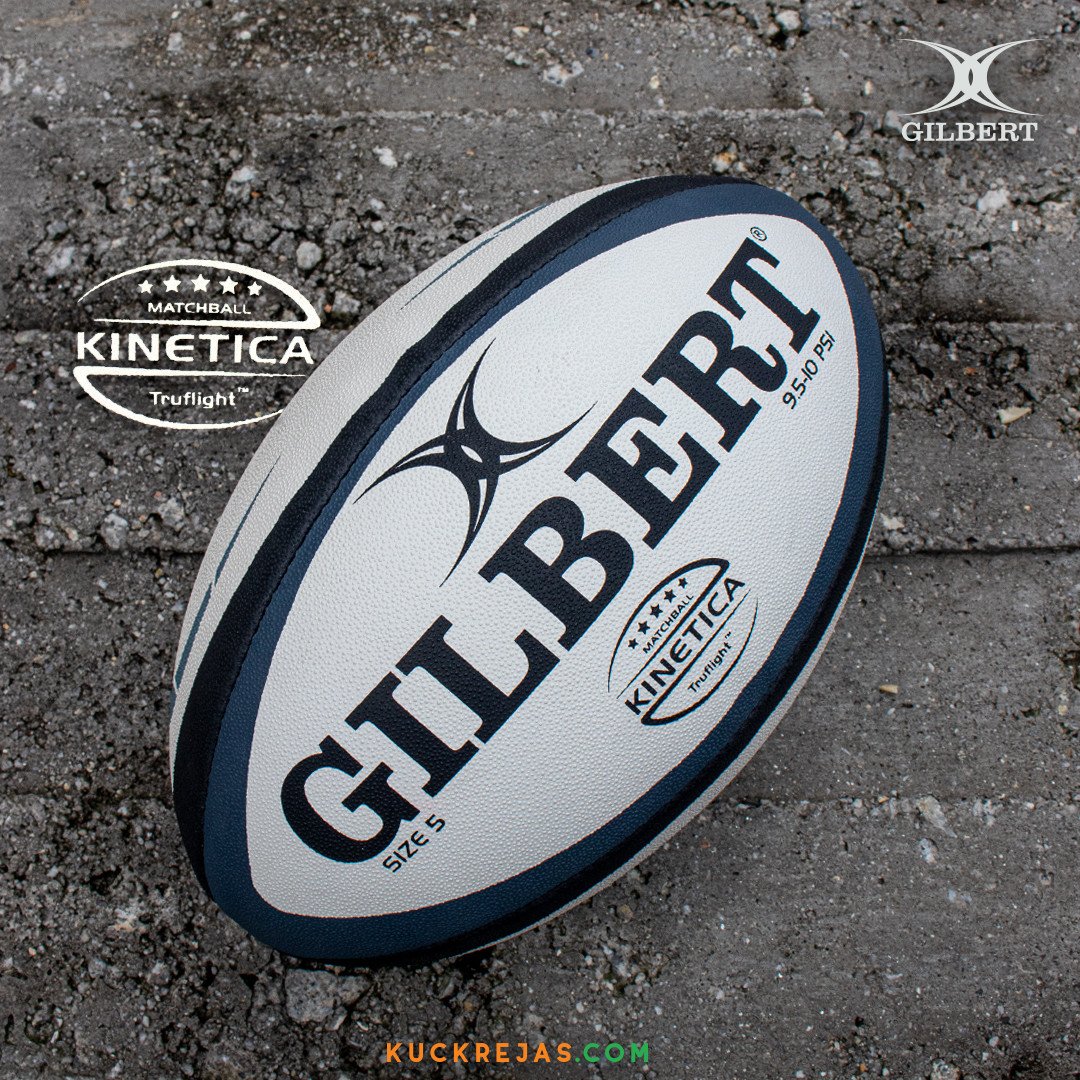 Gilbert Kinetica Premier Match Rugby Ball (Size 5) - Image 4