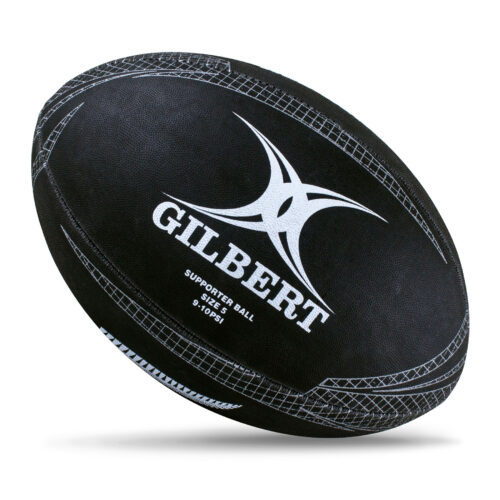 Gilbert All Blacks Supporter Rugby Ball (Size 5, 4)