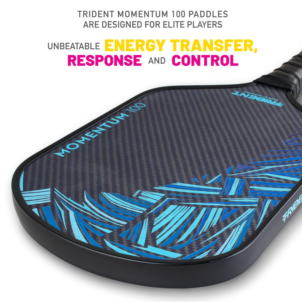 Trident Momentum 100 Pickleball Paddle – Cobalt Blue - Image 3