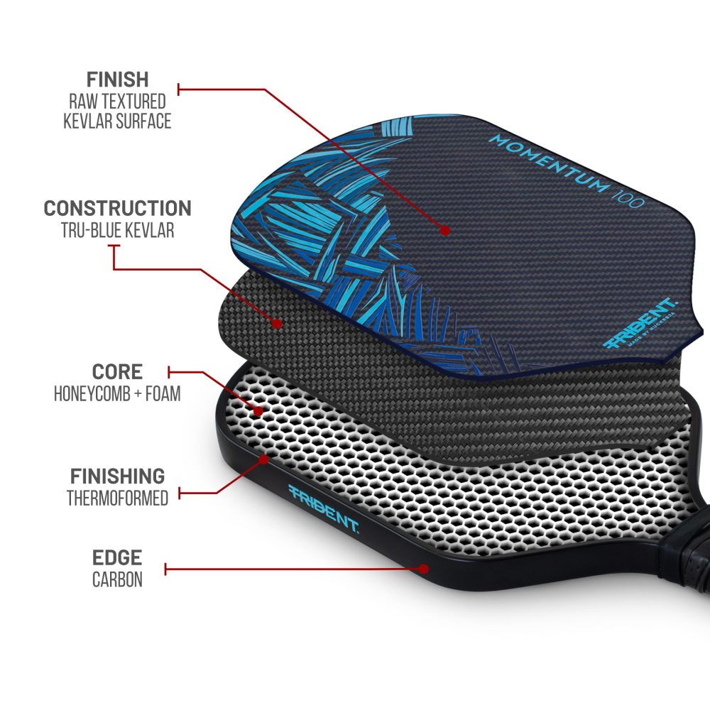 Trident Momentum 100 Pickleball Paddle – Cobalt Blue - Image 8