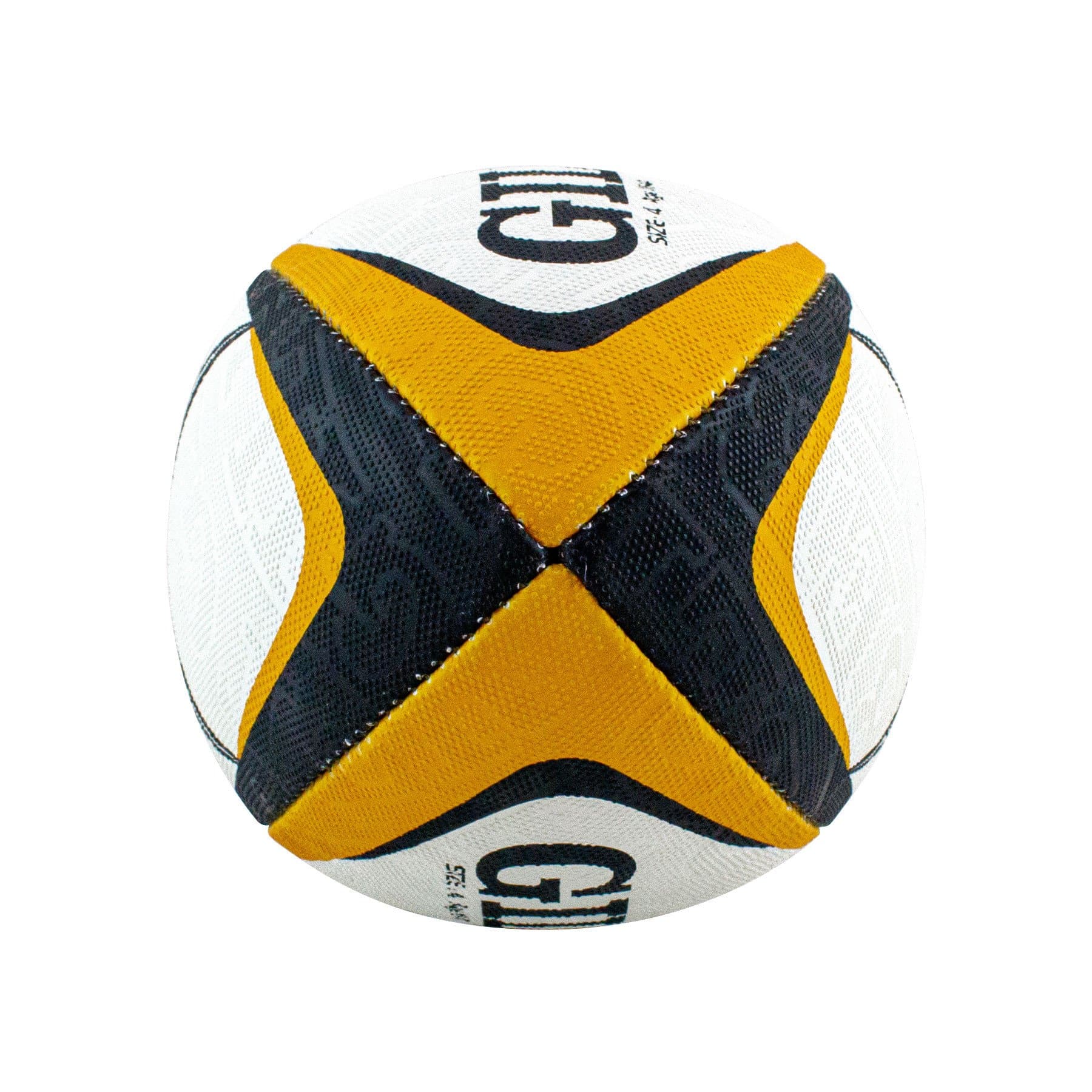 Gilbert Zenon Rugby Ball – Yellow (Size 5, 4, 3) - Image 3