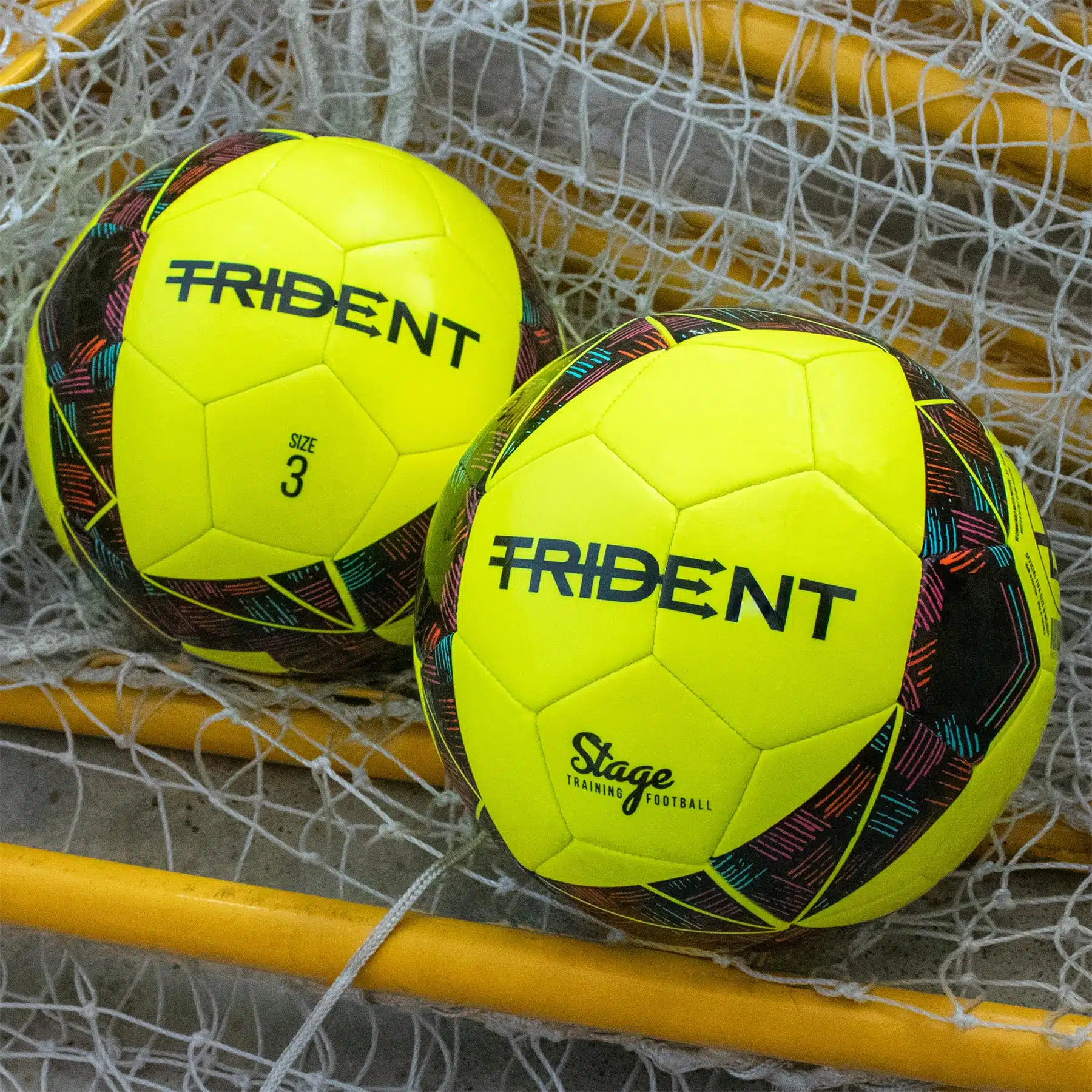 Trident Stage Training Football – Size 3 (Neon/Rubine) - Image 6