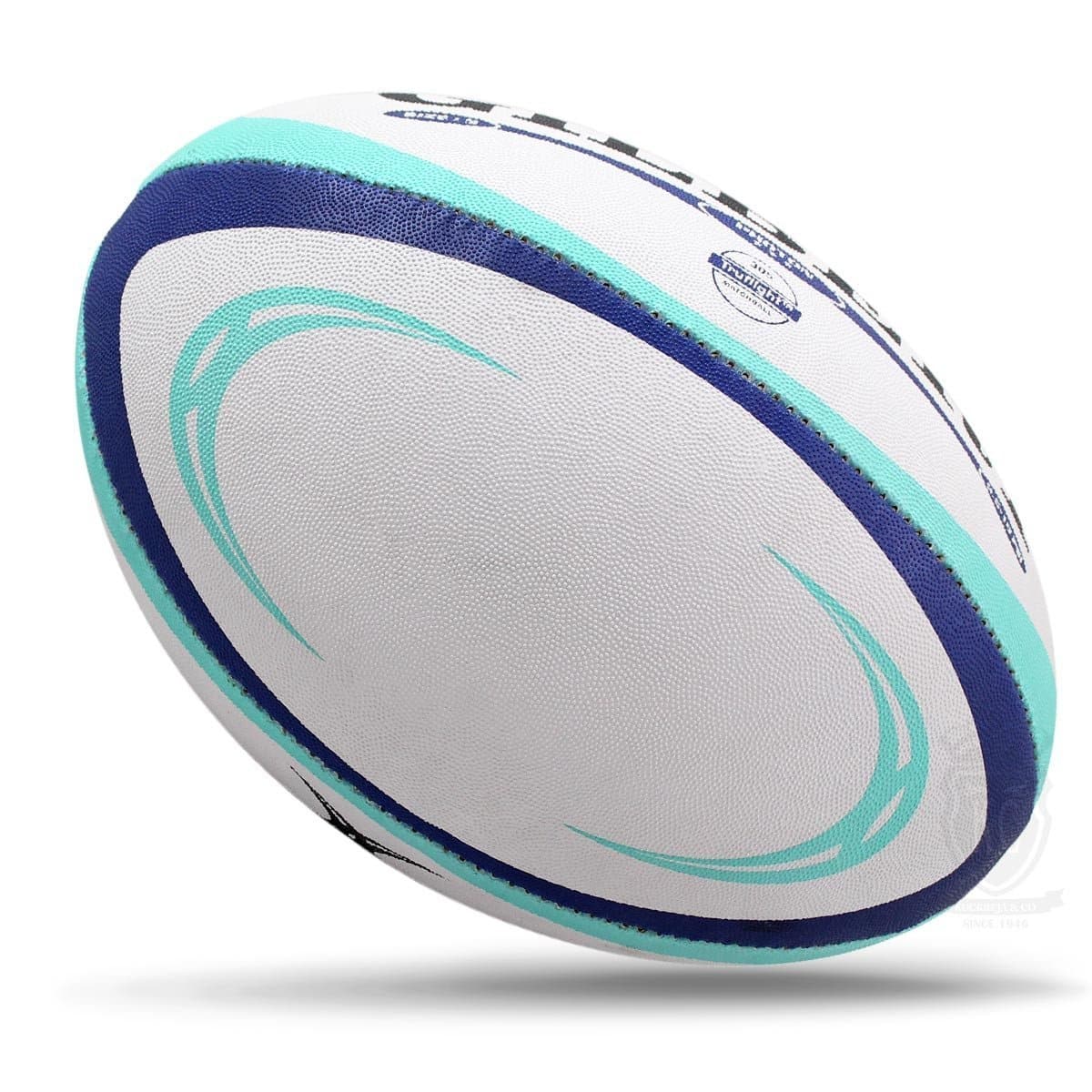Gilbert Photon Match Rugby Ball – Blue (Size 5) - Image 3