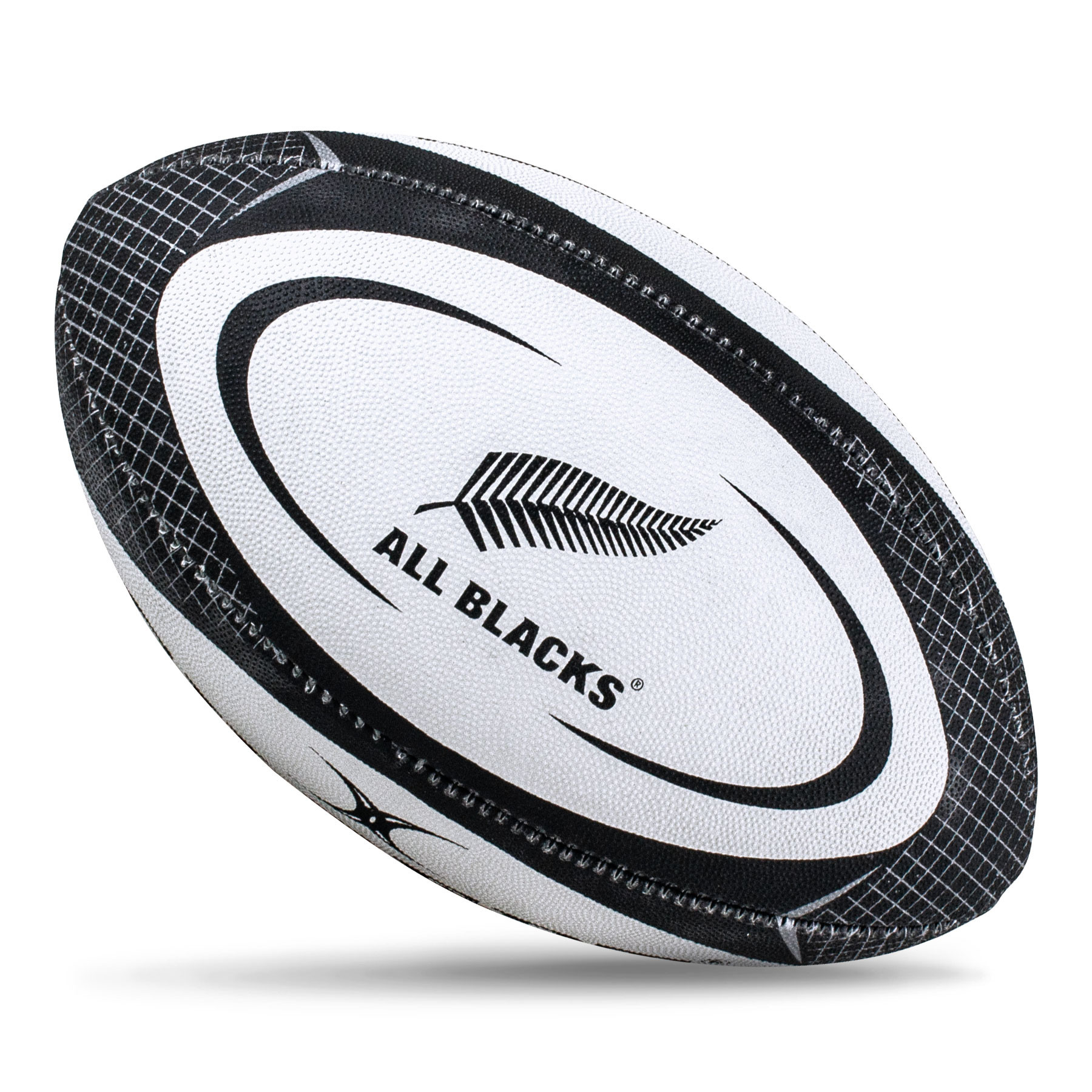 Gilbert All Blacks Midi Rugby Ball (Size 2) - Image 2