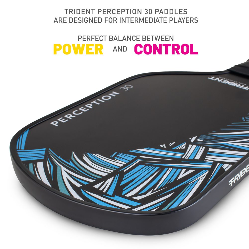 Trident Perception 30 Pickleball Paddle – Steel Blue - Image 2