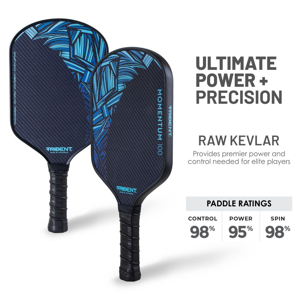 Trident Momentum 100 Pickleball Paddle – Cobalt Blue - Image 2