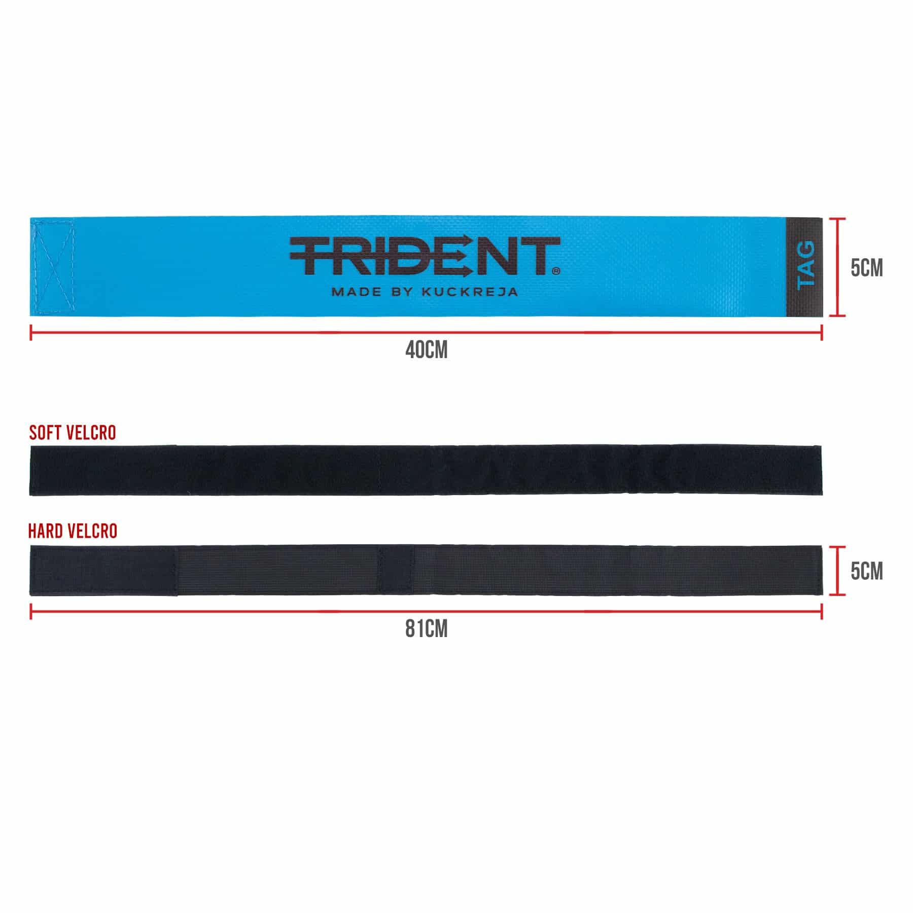 Trident Rugby Tag Belt – Blue - Image 2