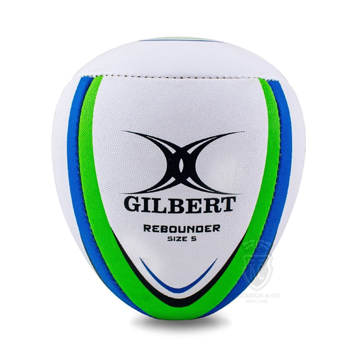 Gilbert Rebounder Training Ball – White/Green