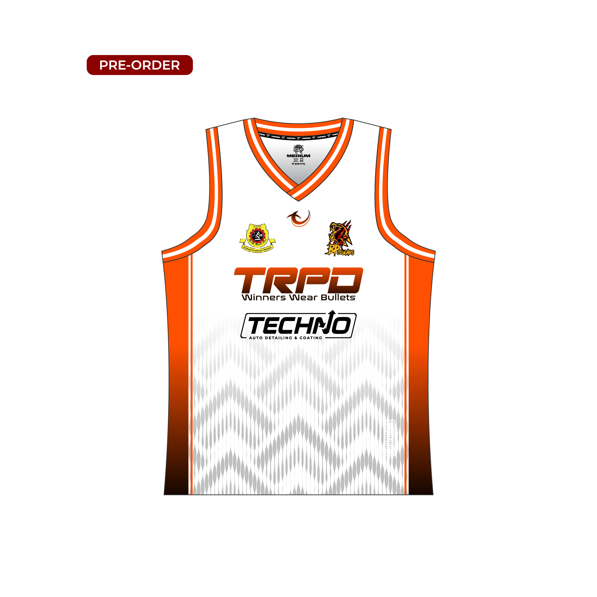 [PRE - ORDER] BP Cougars SSR26 Singlet Basketball