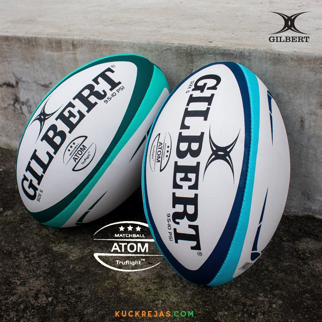 Gilbert Atom Match Rugby Ball – Green (Size 5) - Image 4
