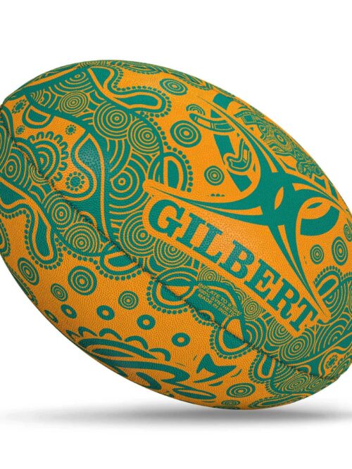 Gilbert Randoms Rugby Ball – Wallabies (Size 5)