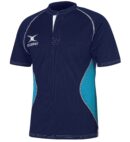 Gilbert Xact V2 Shirt – Navy/Sky – Size S