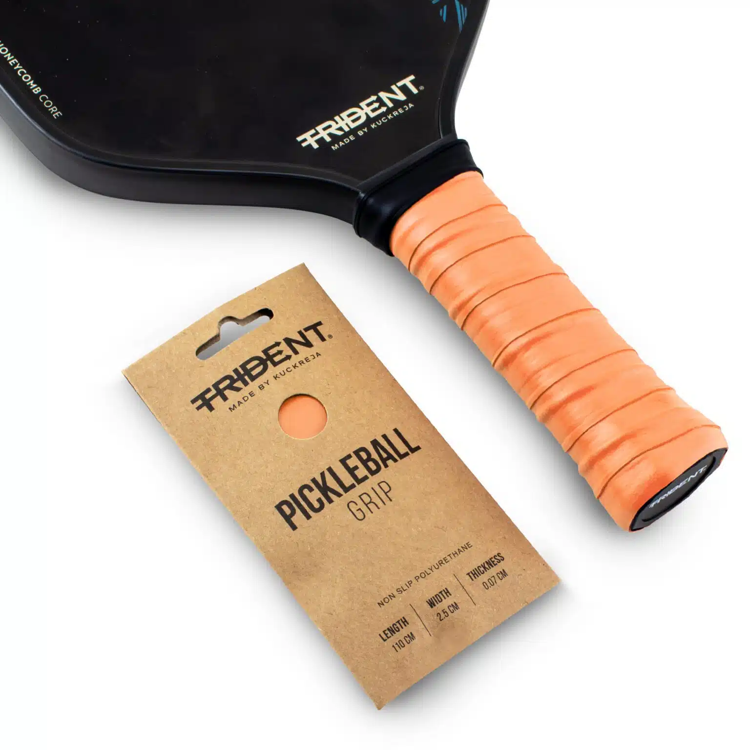 Trident Pickleball Paddle Grip – Orange