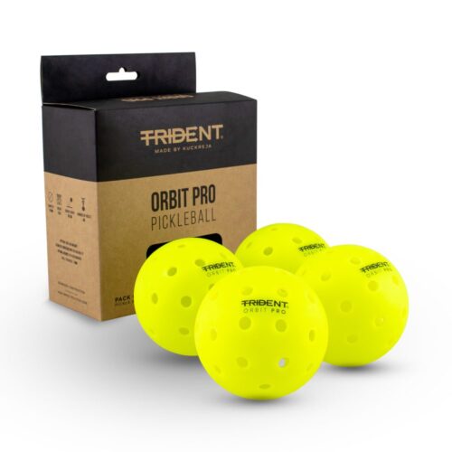 Trident Orbit Pro Pickleball Balls – Neon (Set of 4)