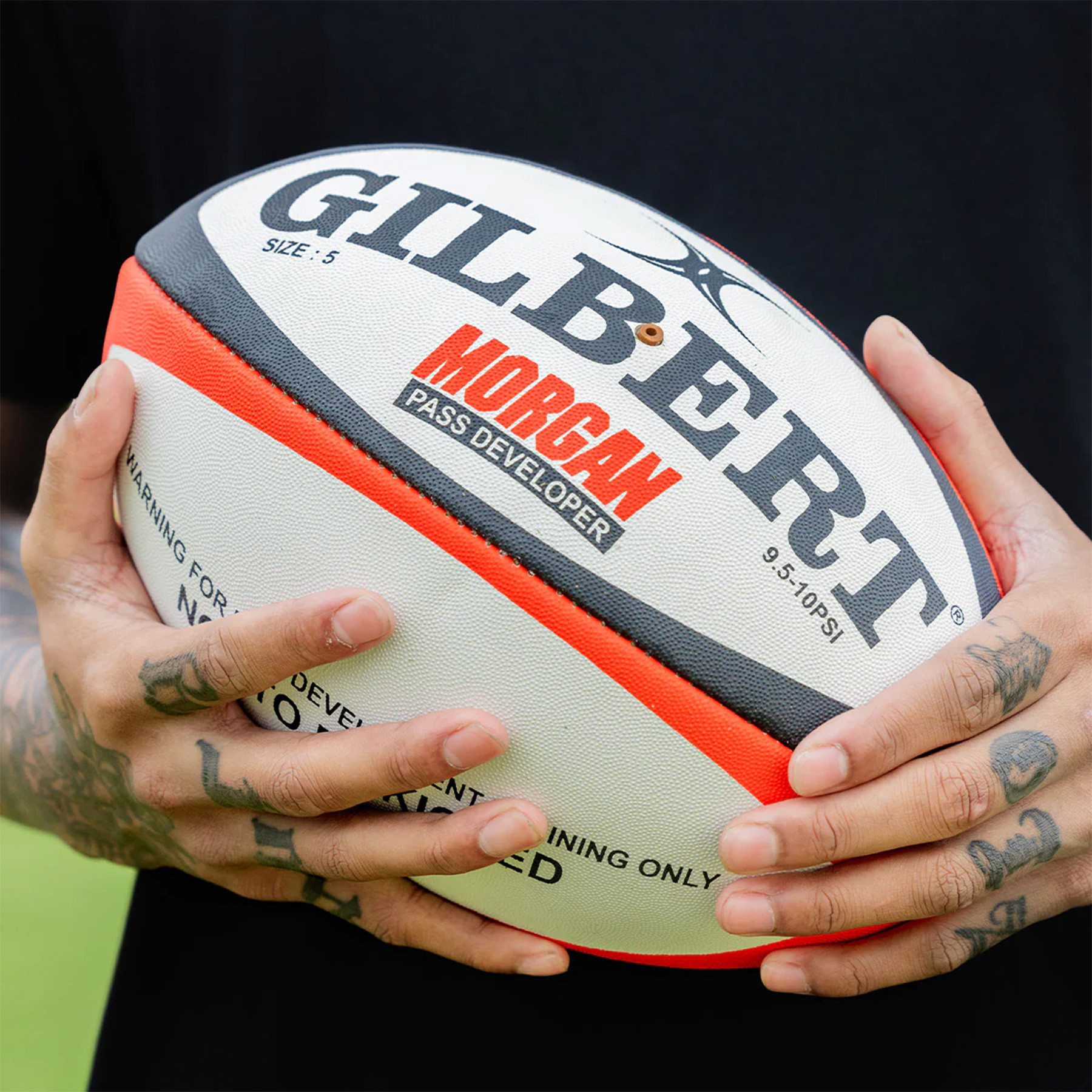 Gilbert Morgan Pass Developer Rugby Ball – 1kg - Image 3