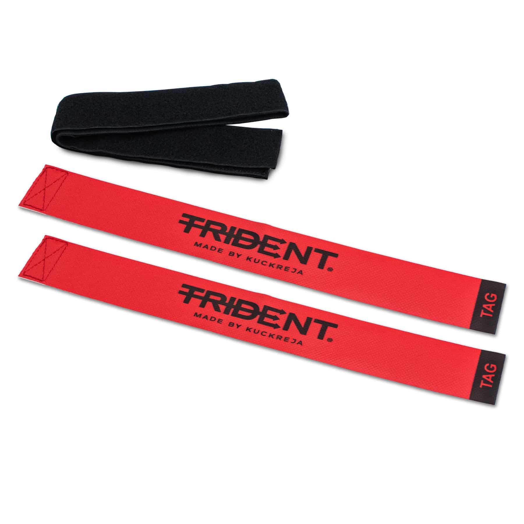 Trident Rugby Tag Belt – Red - Image 2
