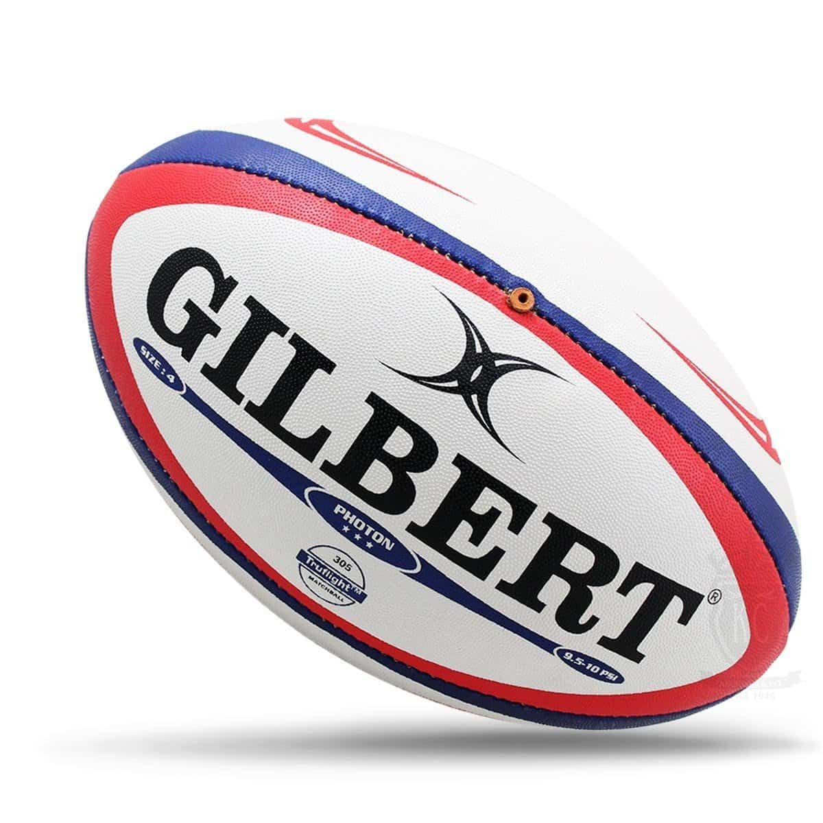 Gilbert Photon Match Rugby Ball – Red (Size 5) - Image 2