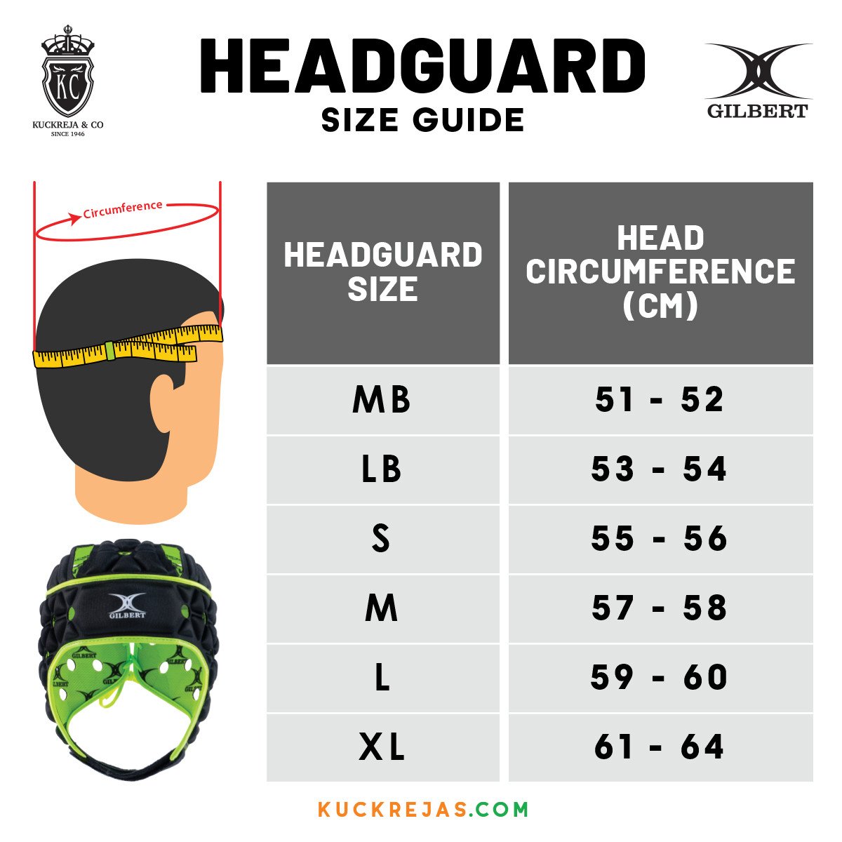 Gilbert Falcon 200 Headguard – Black - Image 4