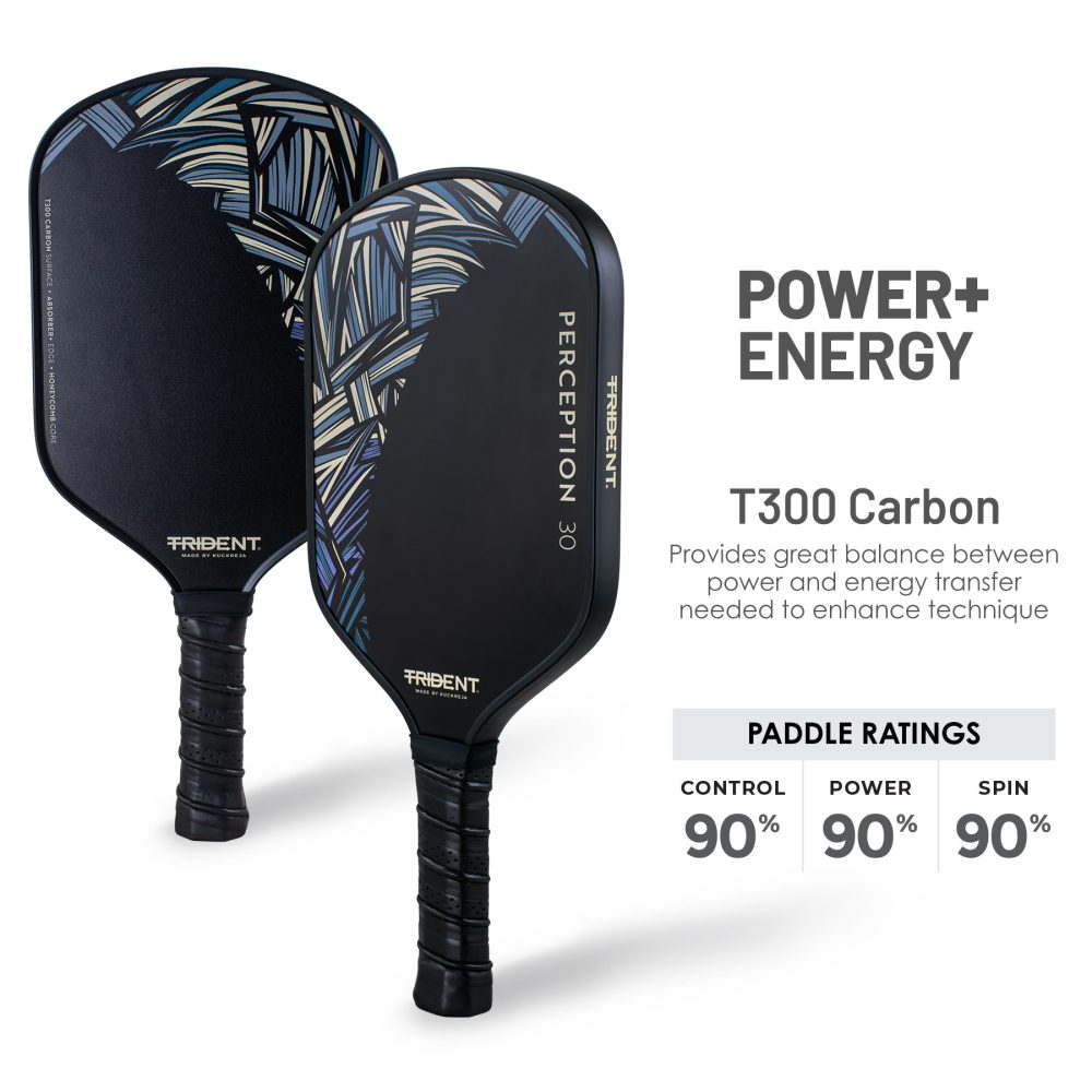 Trident Perception 30 Pickleball Paddle – Sand Grey - Image 7